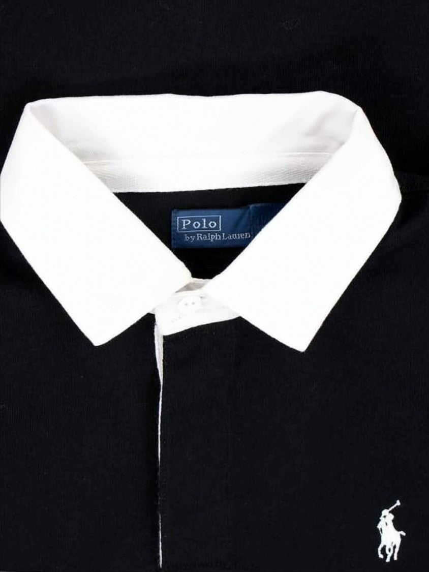 Polo Ralph Lauren Horizontal Color Block Long-Sleeve Polo Shirt