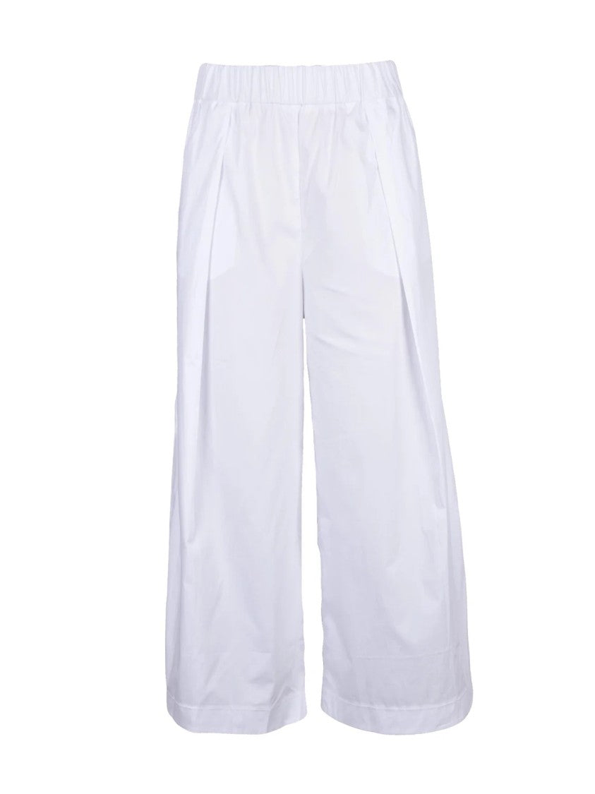 Colmar Originals Relaxed Fit Wide Leg Cotton Trousers