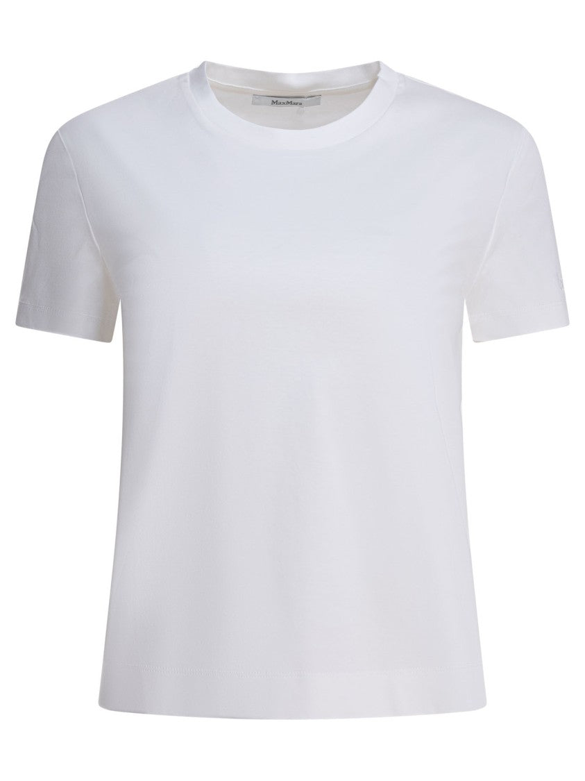 Max Mara Classic Crew Neck Cotton T-Shirt