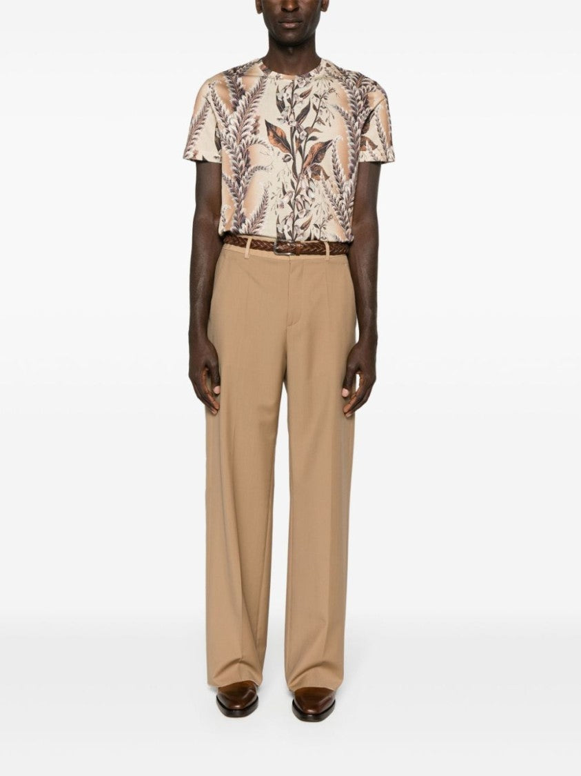 Etro Botanical Print Cotton Jersey T-Shirt