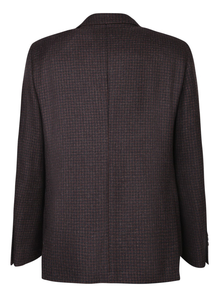 Lardini Blazer With Classic Tailoring And Texture
