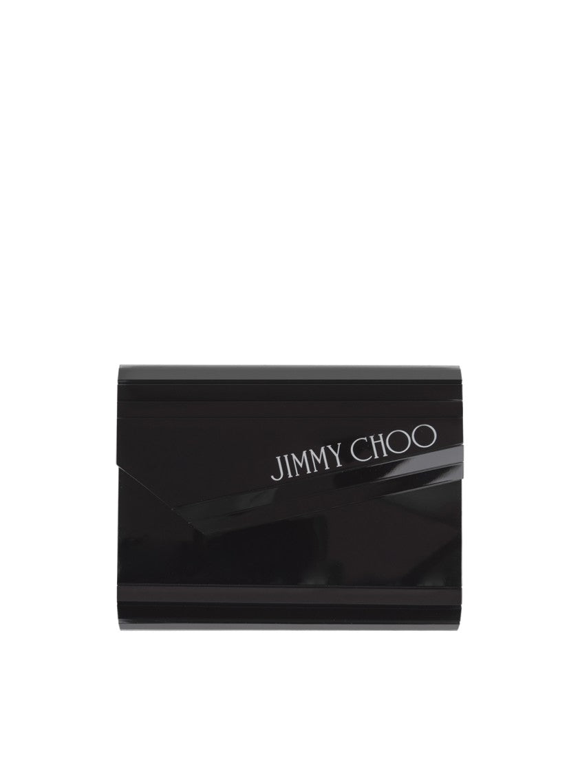 Jimmy Choo Candy Logo Clutch Shoulder Bag