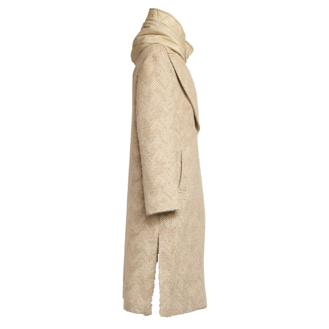 Fay Double-Front Wool And Mohair Blend Coat With Iconic Hook Closure