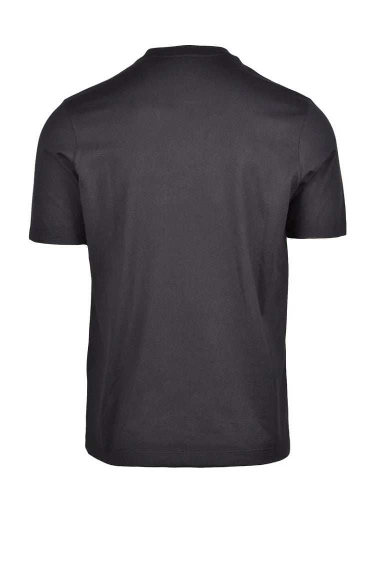 Paul & Shark Black Cotton Men T-Shirt