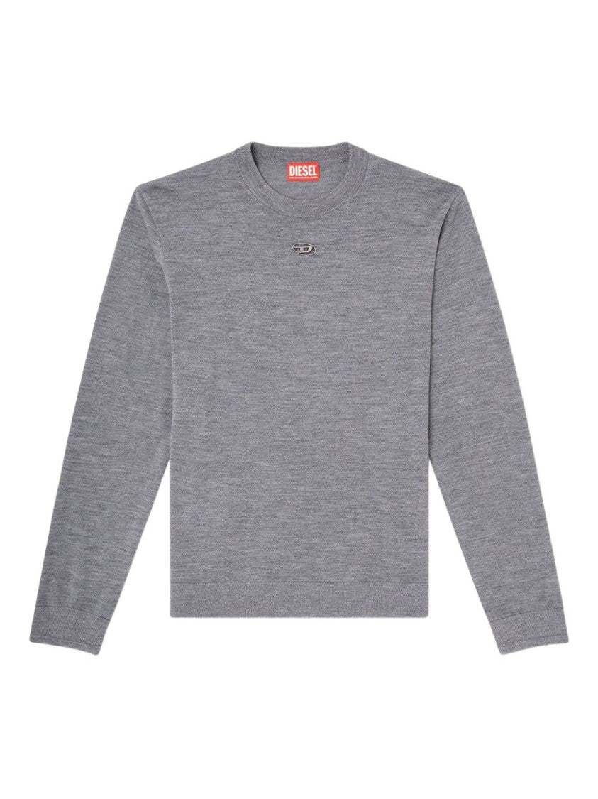 Diesel Grey Knit Sweatshirt