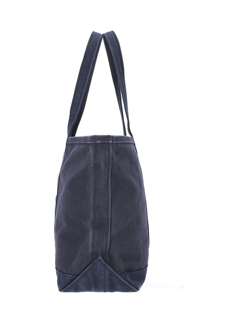 Polo Ralph Lauren Blue Canvas Big Pony Tote Bag
