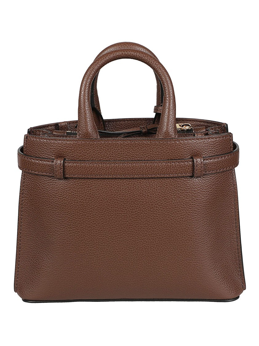 Lancel Faubourg Mini Top Zip Leather Shoulder Bag