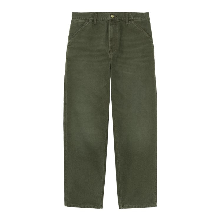 Carhartt Wip Olive Green Workwear-Inspired Pants