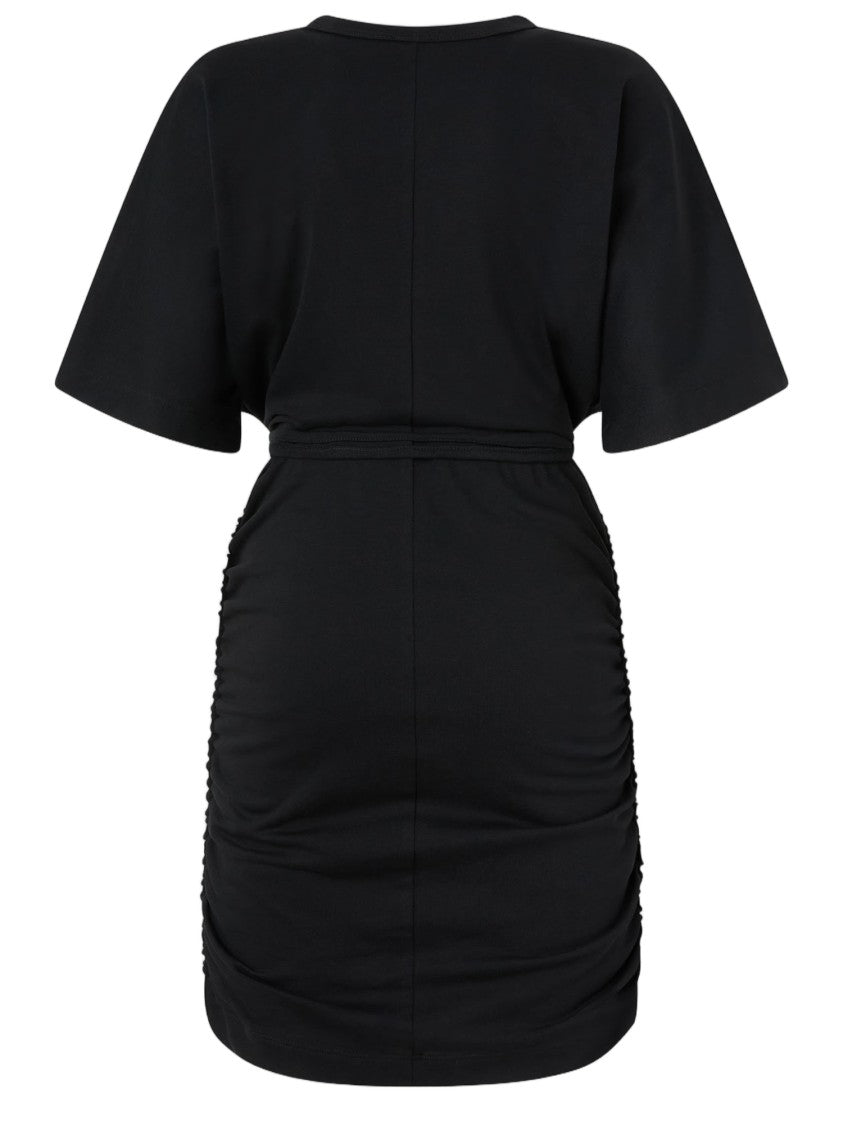 Pinko Cotton Dress With Decorative Belt