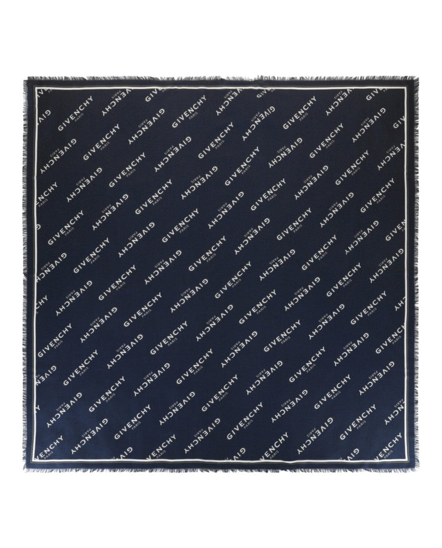Givenchy Shadow Logo Square Scarf