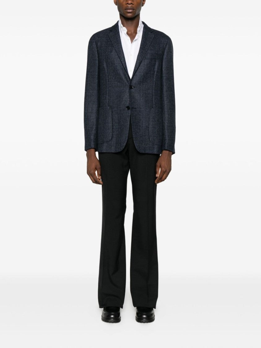 Ermenegildo Zegna Tailored Fit Jacket With Structured Shoulders
