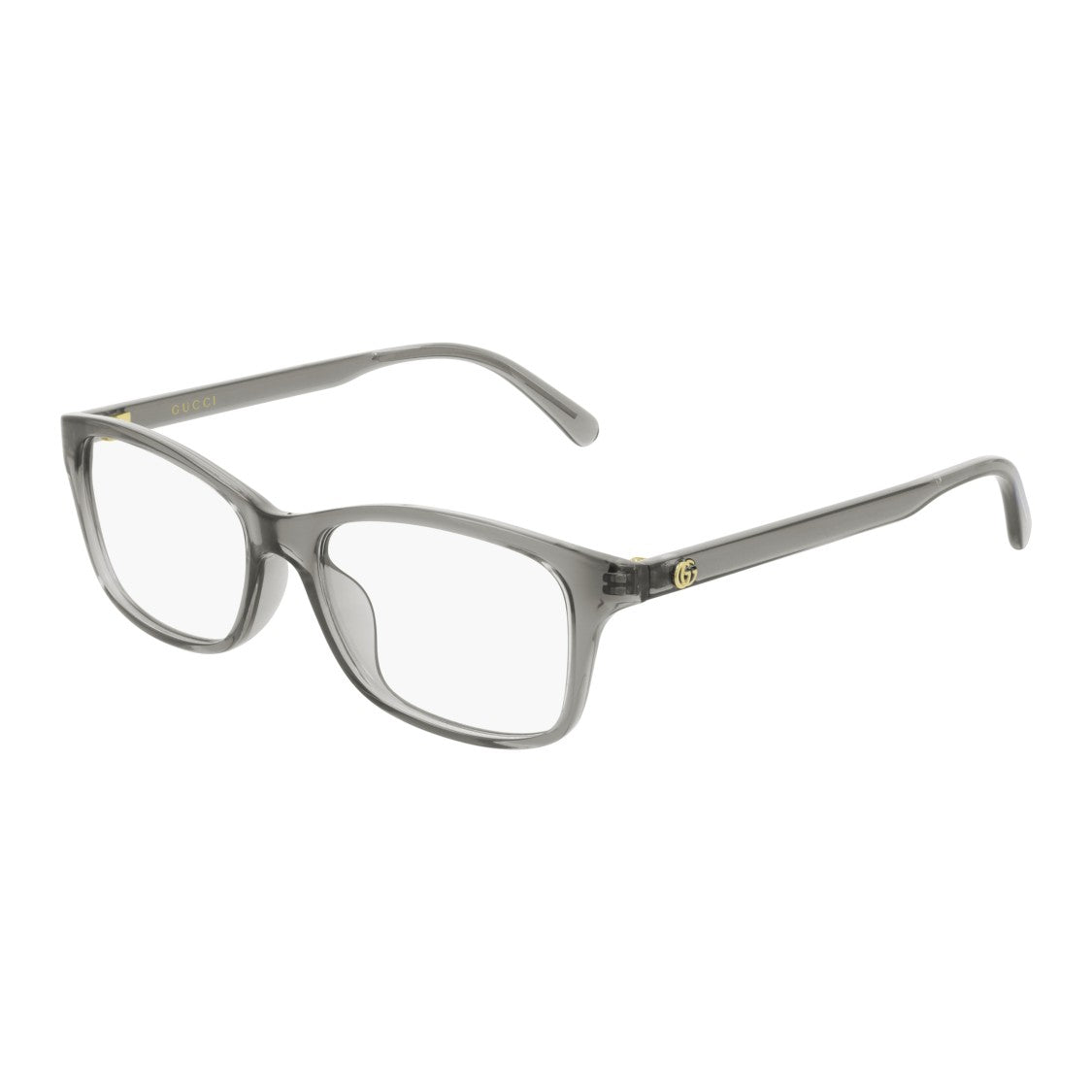 Gucci Gg0720oa Translucent Grey Rectangular Eyeglasses