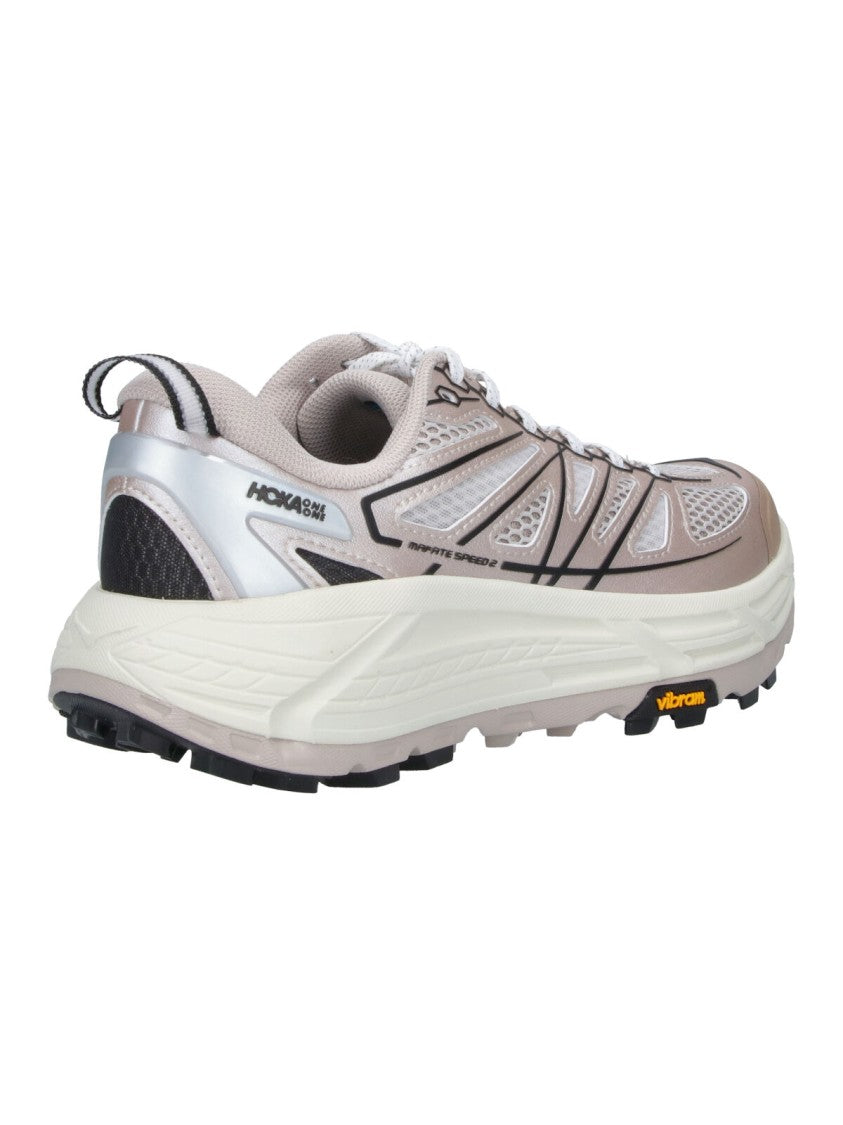 Hoka Beige Mafate Speed 2 Vibram Sneakers