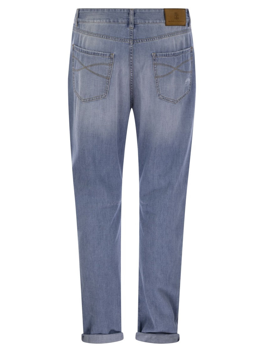 Brunello Cucinelli Five-Pocket Leisure Fit Trousers