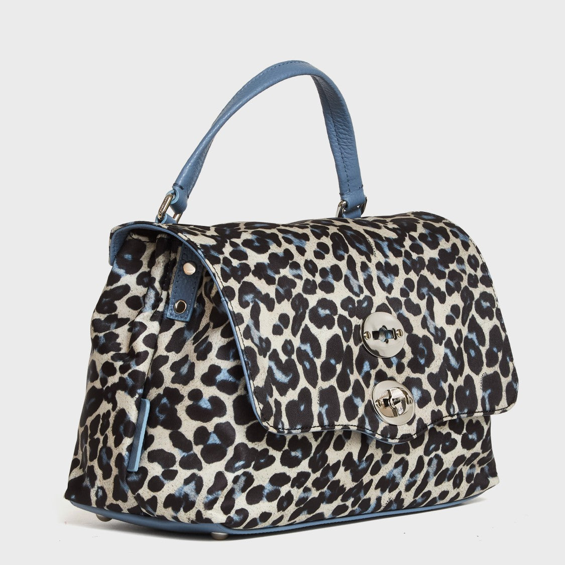 Zanellato Nikel Vitello Leather Baby Postina Handbag