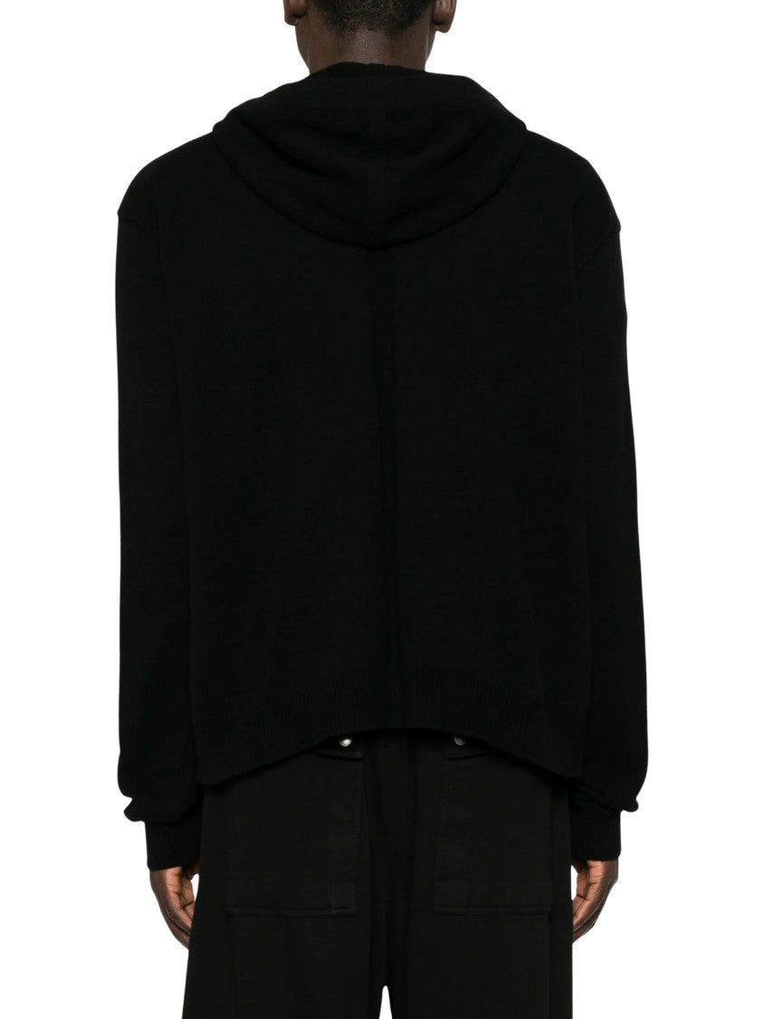 Rick Owens Relaxed-Fit Drawstring Zip-Up Hoodie