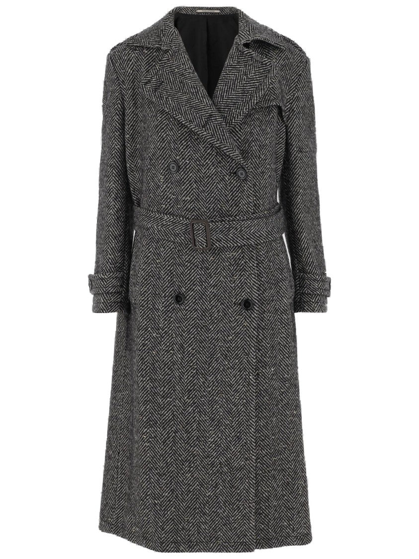 Tagliatore Wool Blend Double-Breasted Coat
