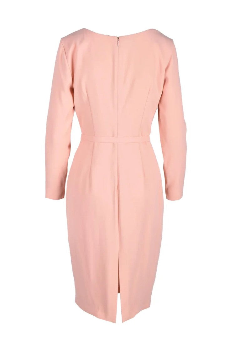 Pinko Pink Dress Polyester Elastane