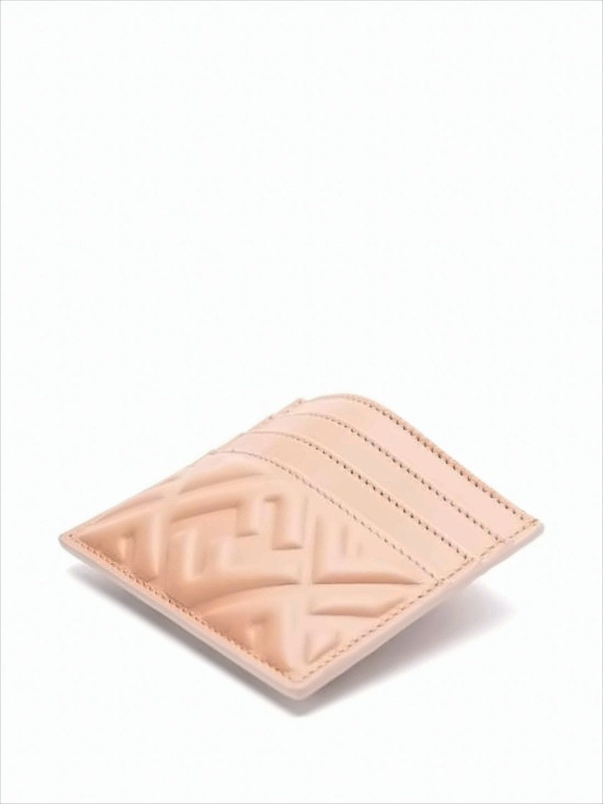Fendi Sleek Geometric Patterned Cardholder