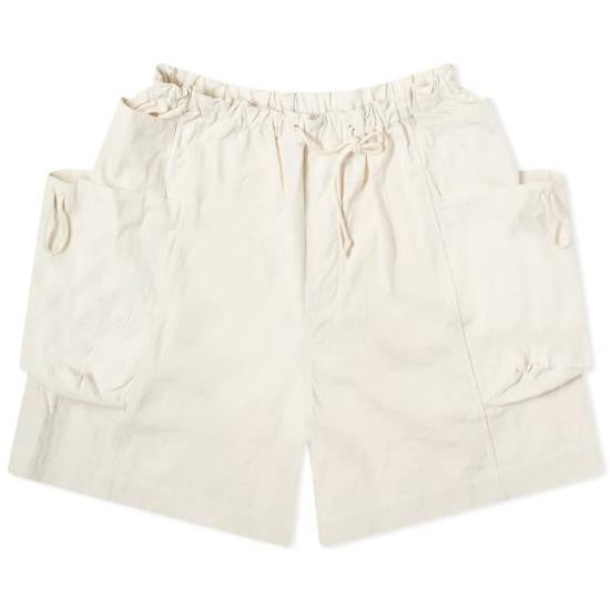 Story Mfg Relaxed Fit Organic Cotton Shorts With Drawstring And Side Pockets