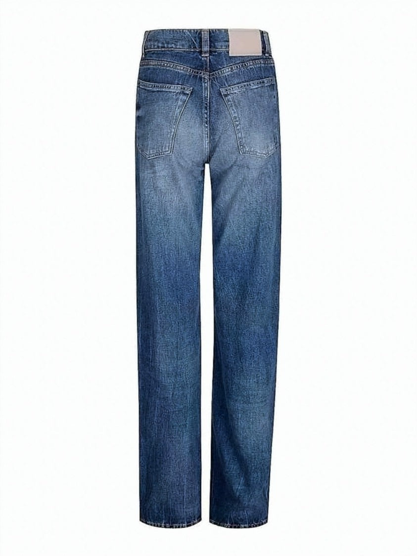 Our Legacy Blue Medium Wash Fading Whiskering Jeans