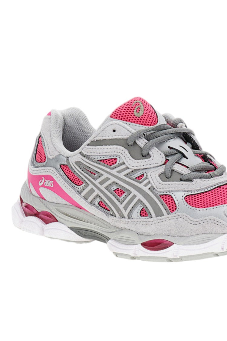 Asics Pink Gel-Nyc Mesh Suede Sneakers