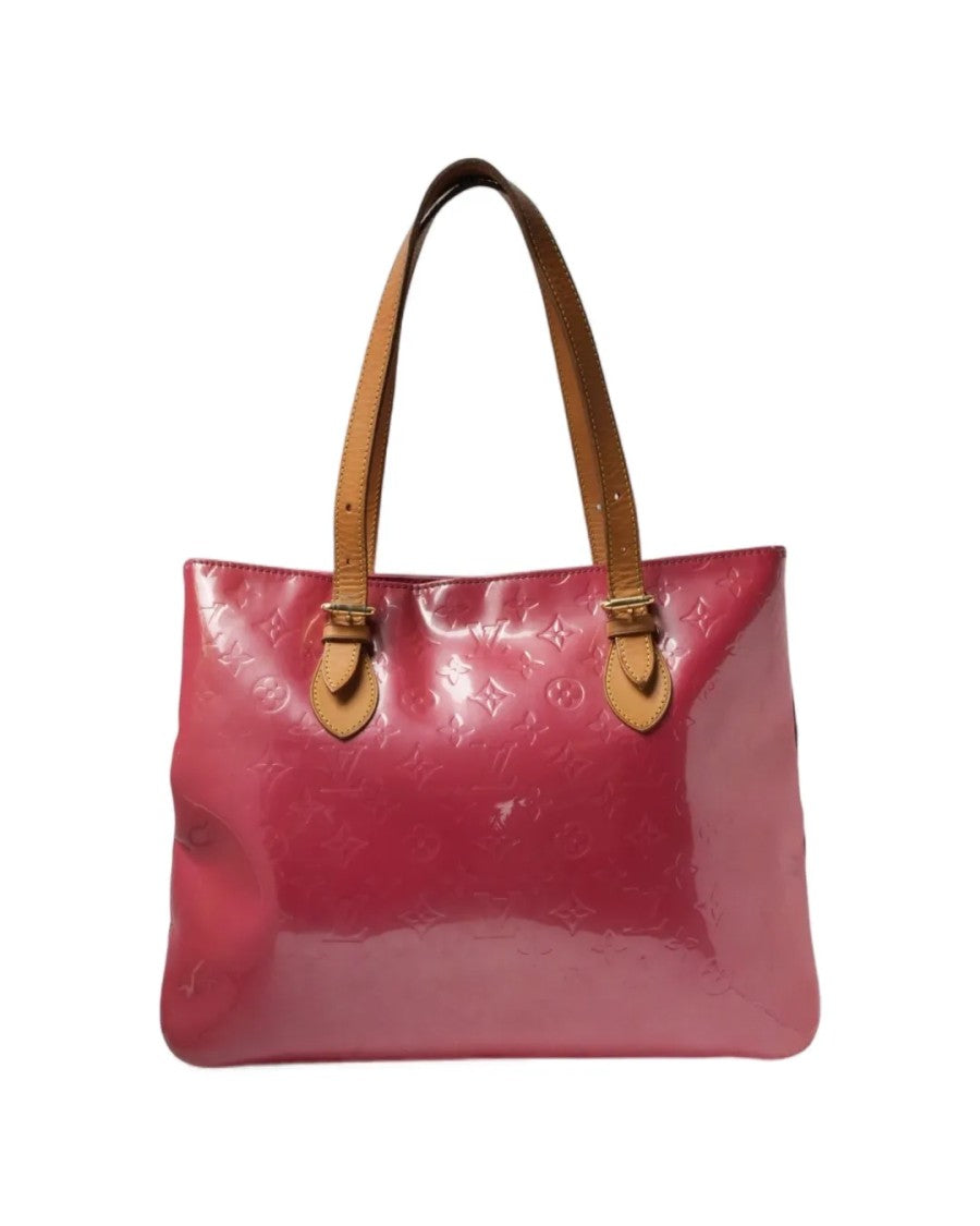 Louis Vuitton Brentwood Gm Patent Leather Fuchsia