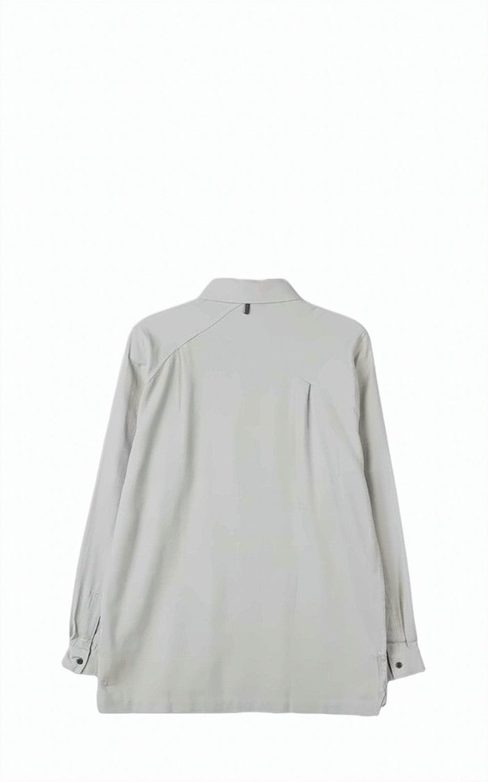 Klattermusen Long-Sleeve Checkered Shirt With Classic Collar And Front Pocket