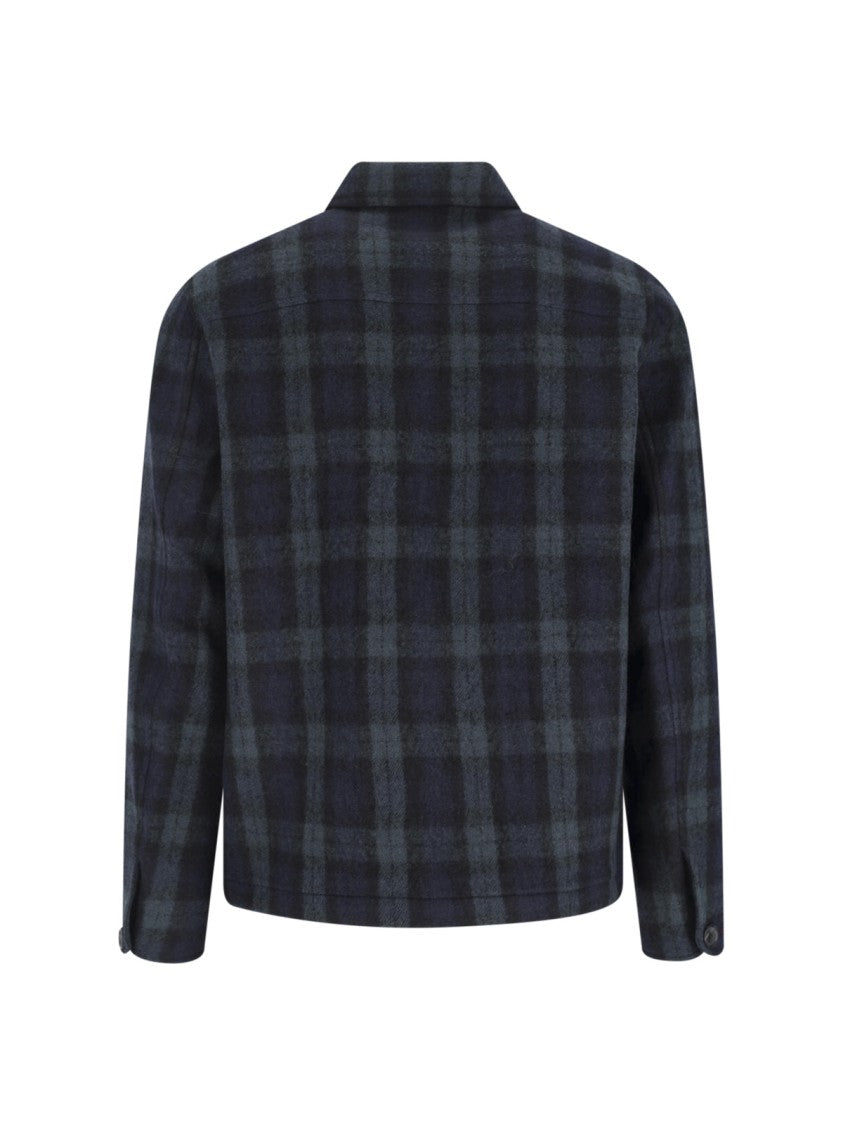 Paul Smith Modern Structured Green Jacket With Minimalist Detailing