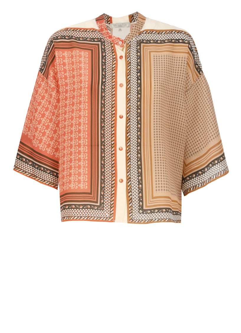 Antonelli Orange Cloe Shirt