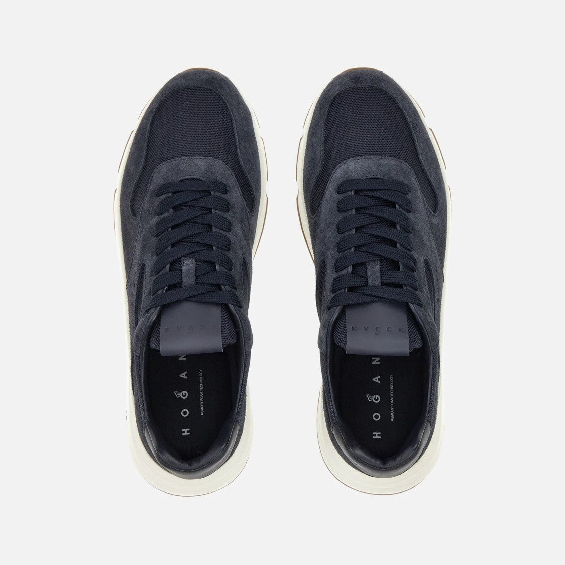 Hogan Hyperlight Allacciato Sneakers In Blue