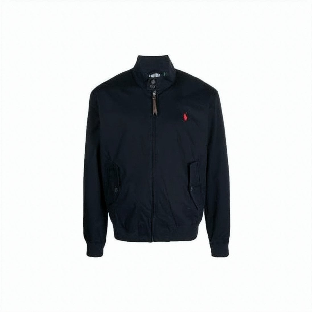 Polo Ralph Lauren Casual Black Jacket With Zip-Up Front