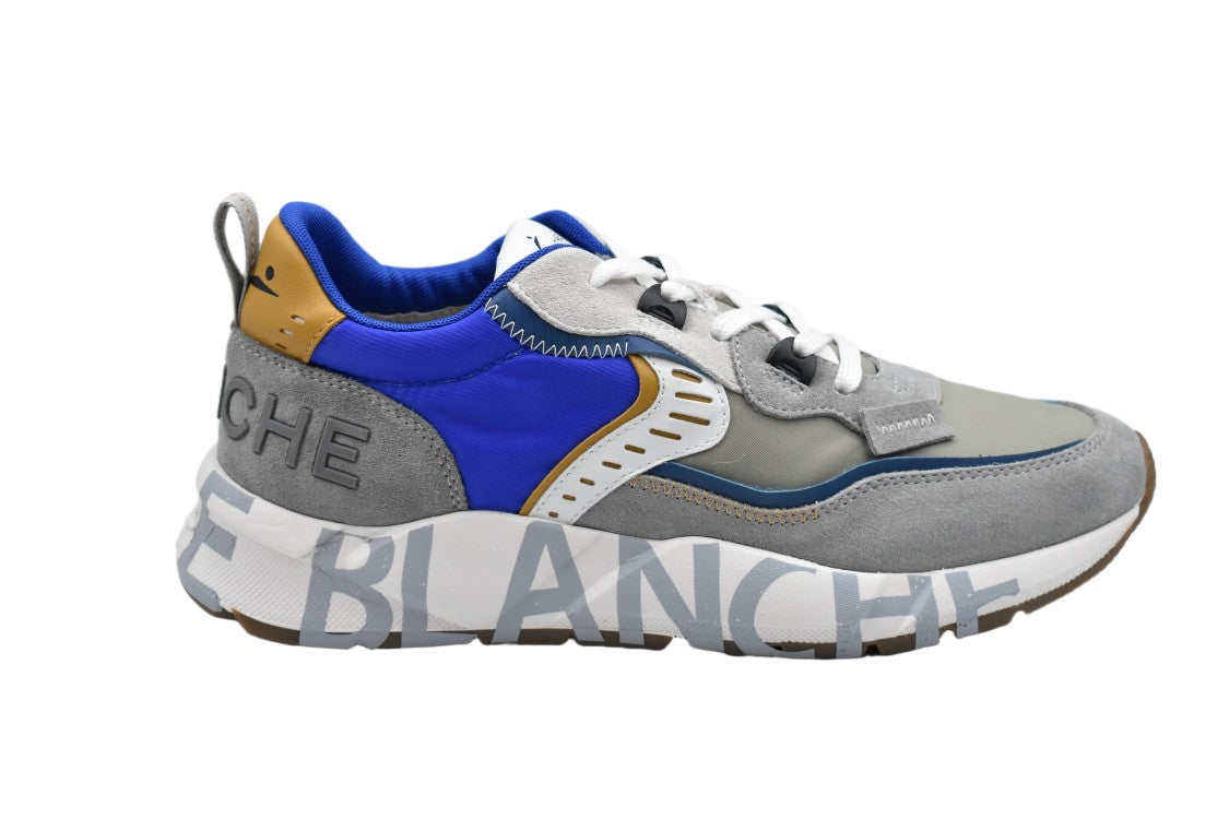 Voile Blanche Grey Bluette Laced Elegance Flat Shoes