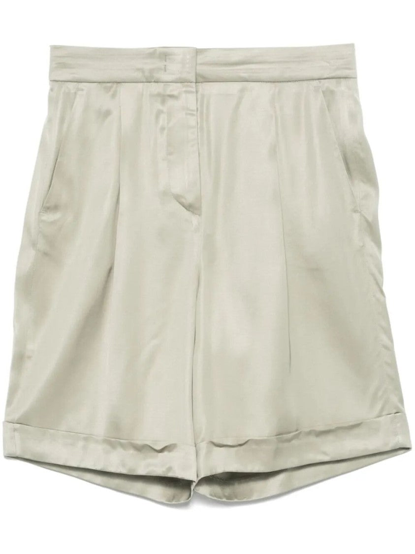 Peserico Tailored Bermuda Shorts With Satin Finish