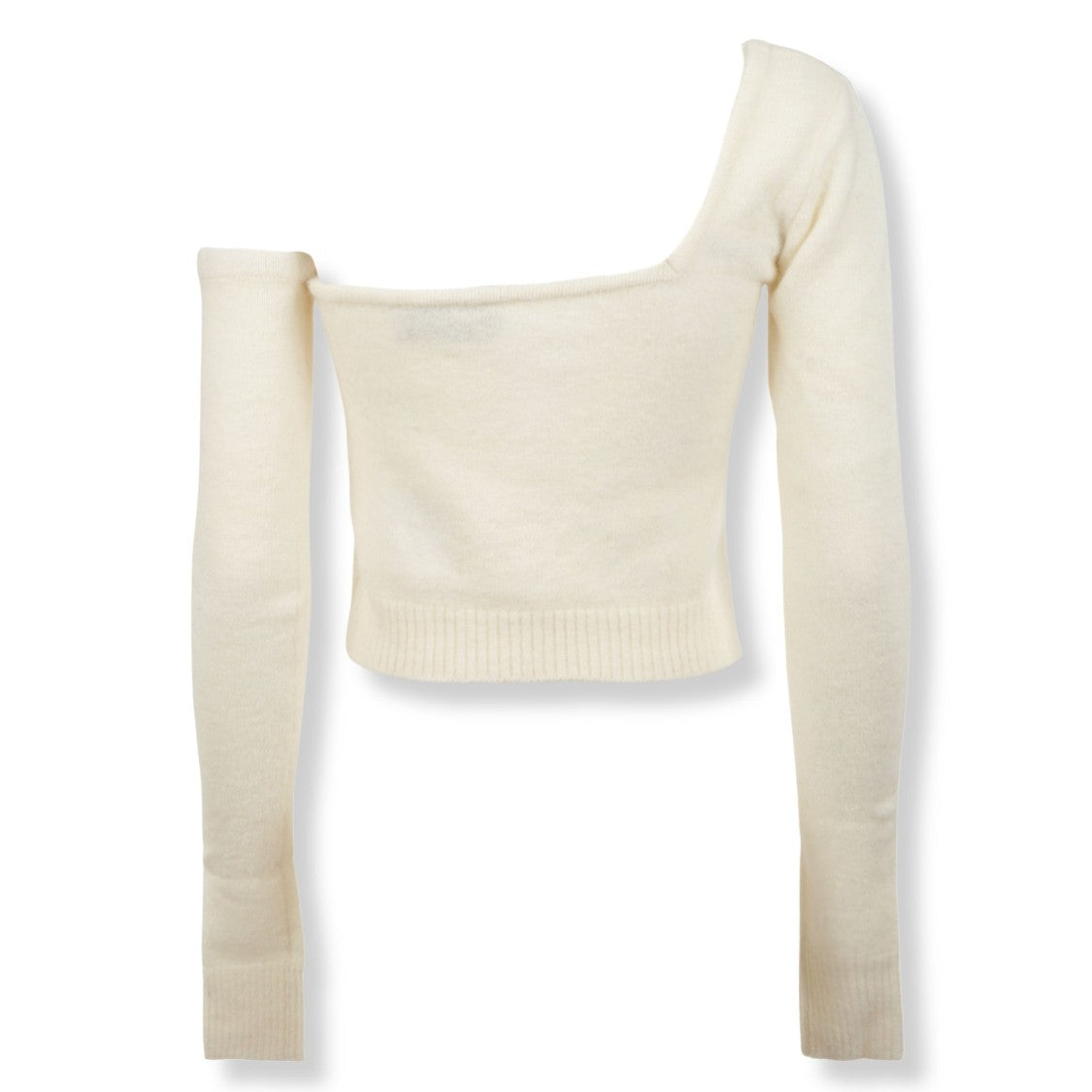 Blumarine Asymmetrical One-Shoulder Knit Top