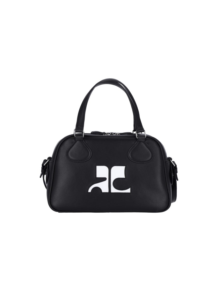 Courrèges "Re-Edition" Bowling Bag – Black