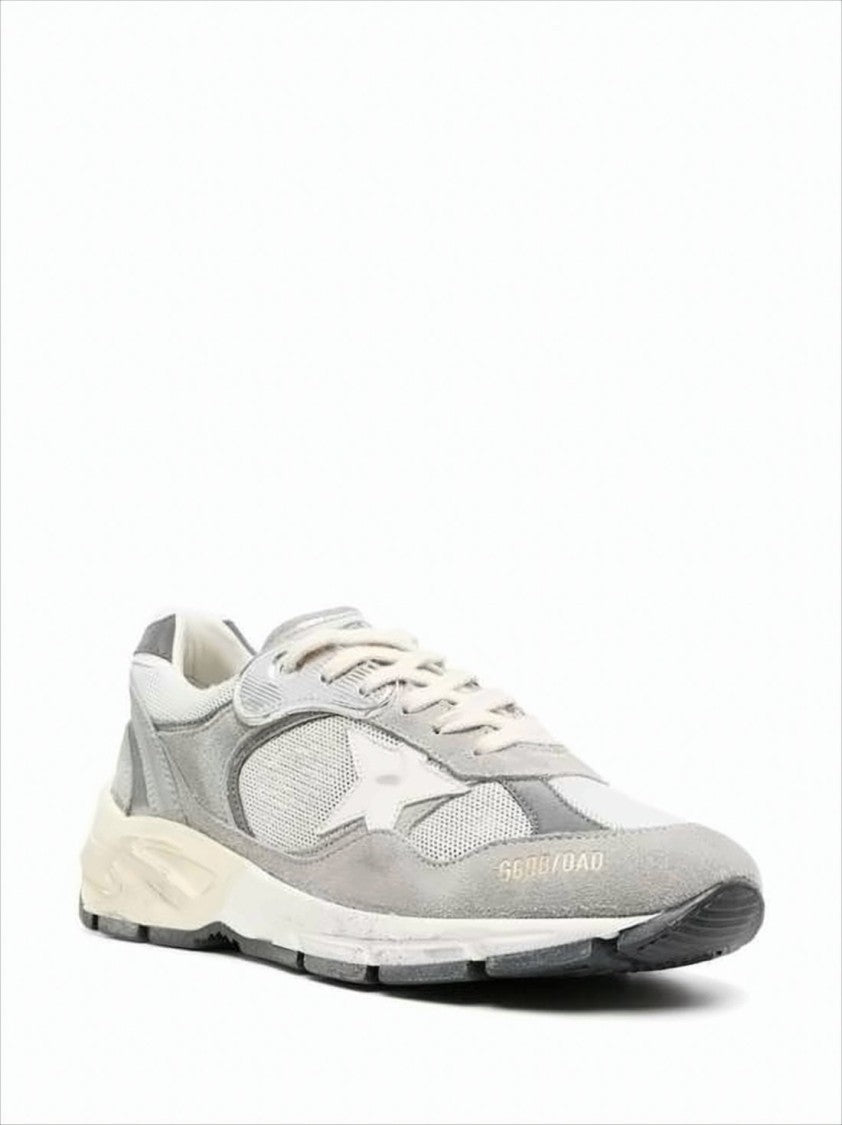 Golden Goose Low-Top Sneakers With Suede And Mesh Panels