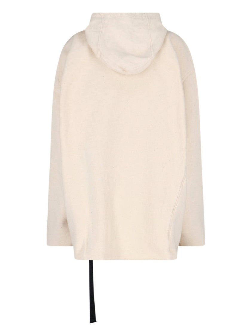 Drkshdw By Rick Owens Hollywood' Hoodie – Cream