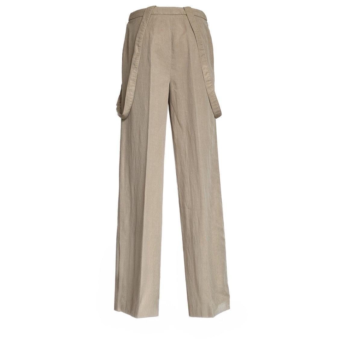 Dondup Tecla Detachable Suspenders Wide-Leg Pants