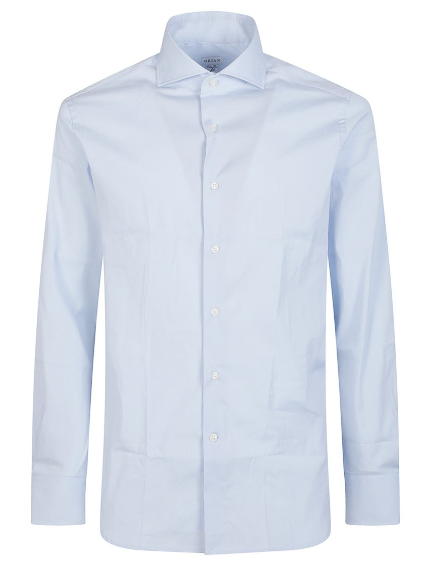Orian Long Sleeve Super Slim Cotton Shirt