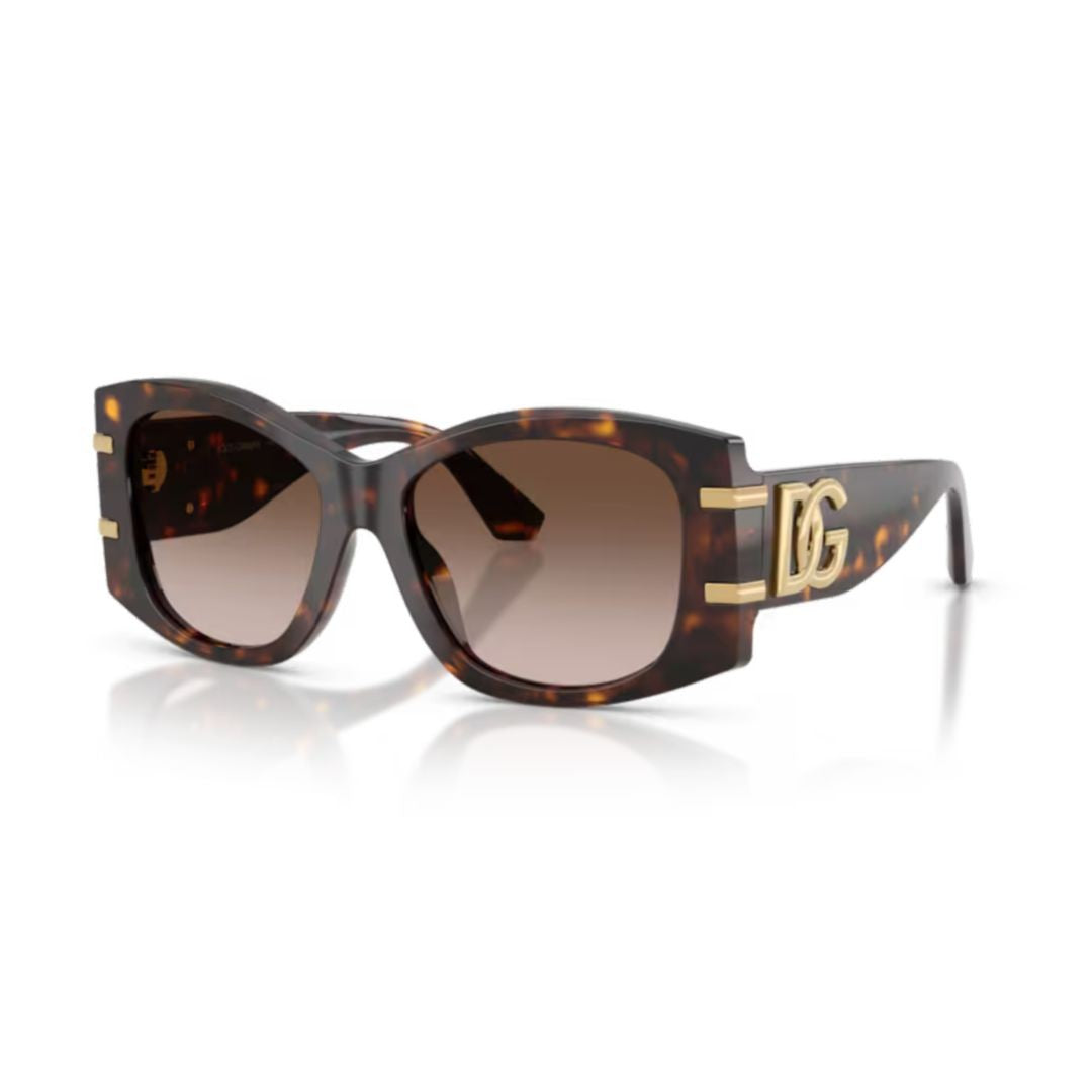 Dolce & Gabbana 0Dg4501 Oversized Tortoiseshell Square Sunglasses