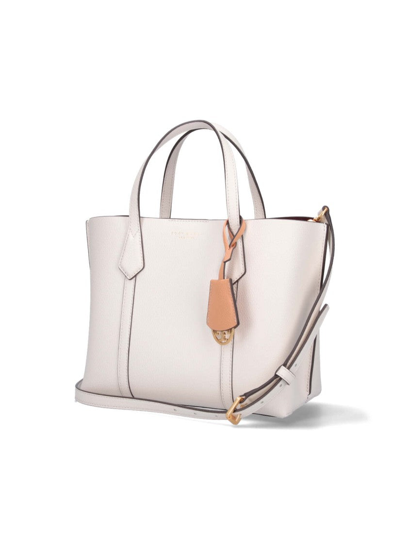 Tory Burch Small 'Perry' Tote Bag – White
