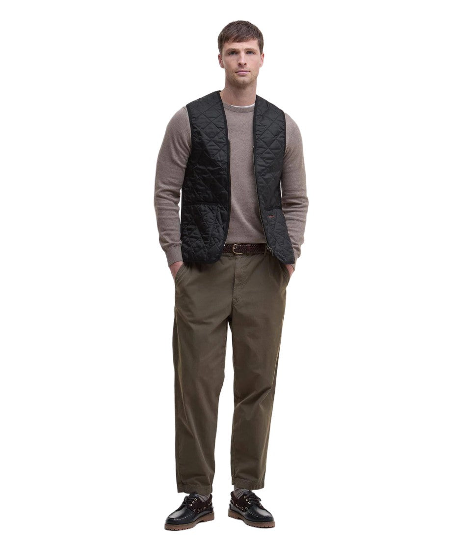 Barbour Quilted Waistcoat With Zip Closure