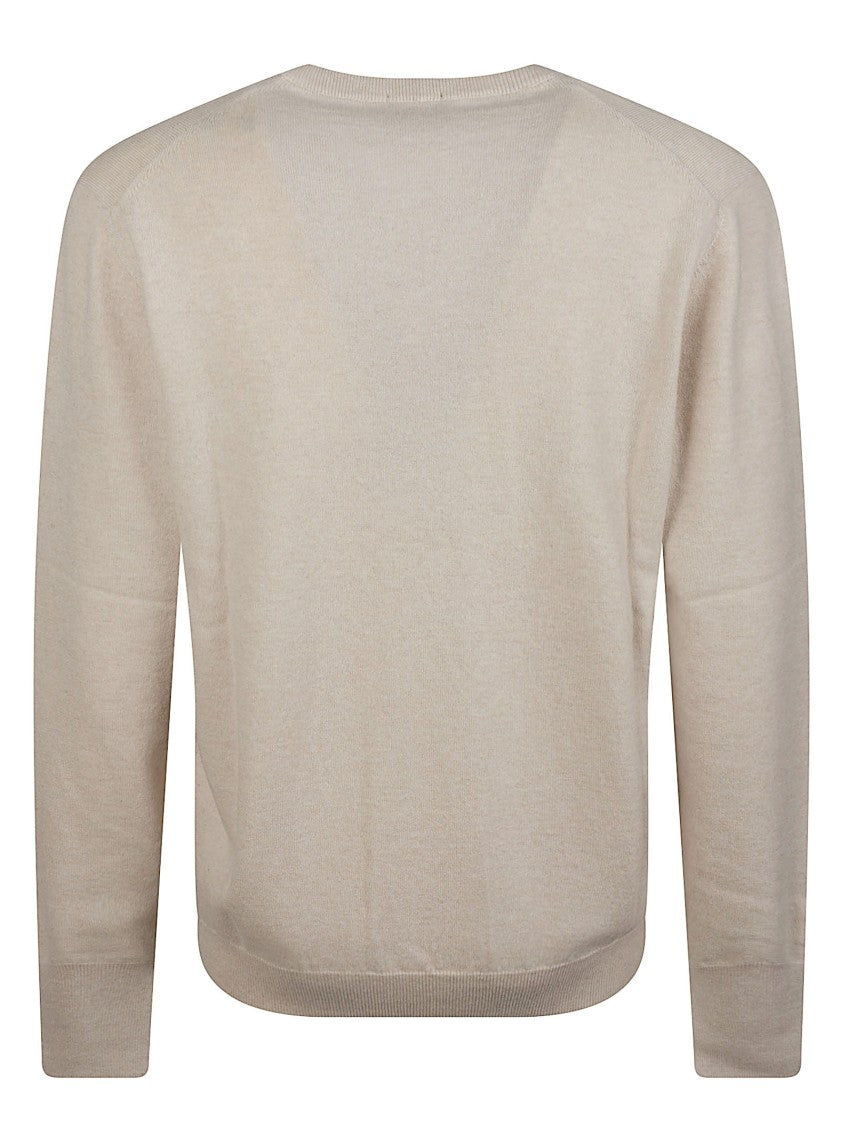 Drumohr Fine Knit Cashmere V-Neck Sweater