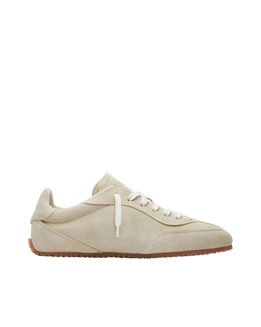Axel Arigato Low-Profile Suede Sneakers With Gum Rubber Sole
