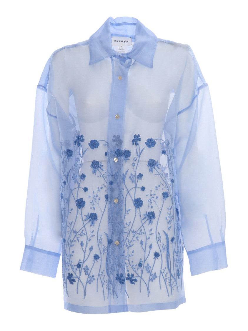 P.A.R.O.S.H. Sheer Silk Shirt