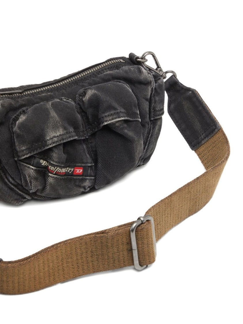 Diesel Compact Cotton Bag With Multiple Pockets