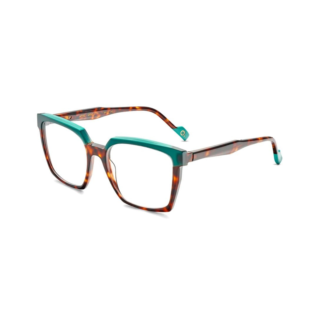 Etnia Barcelona Apfel Bold Square Frame Eyeglasses With Tortoiseshell Accents