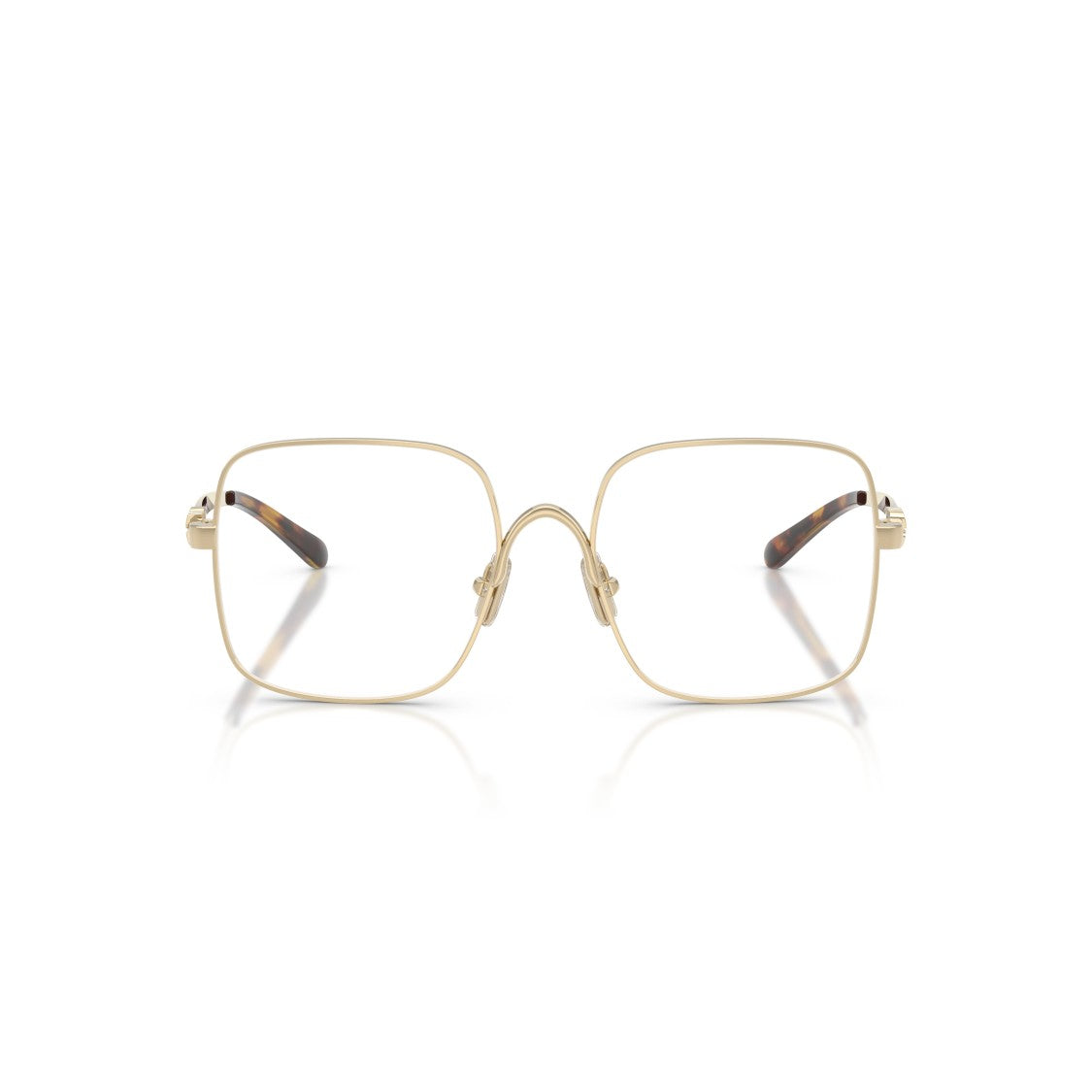 Miu Miu 0Mu 51Yv Square-Frame Gold Metal Sunglasses