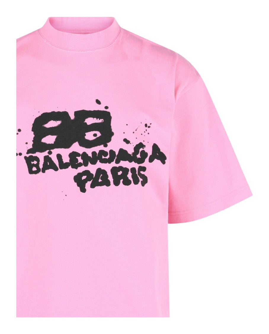 Balenciaga Hand Drawn Bb Icon T-Shirt